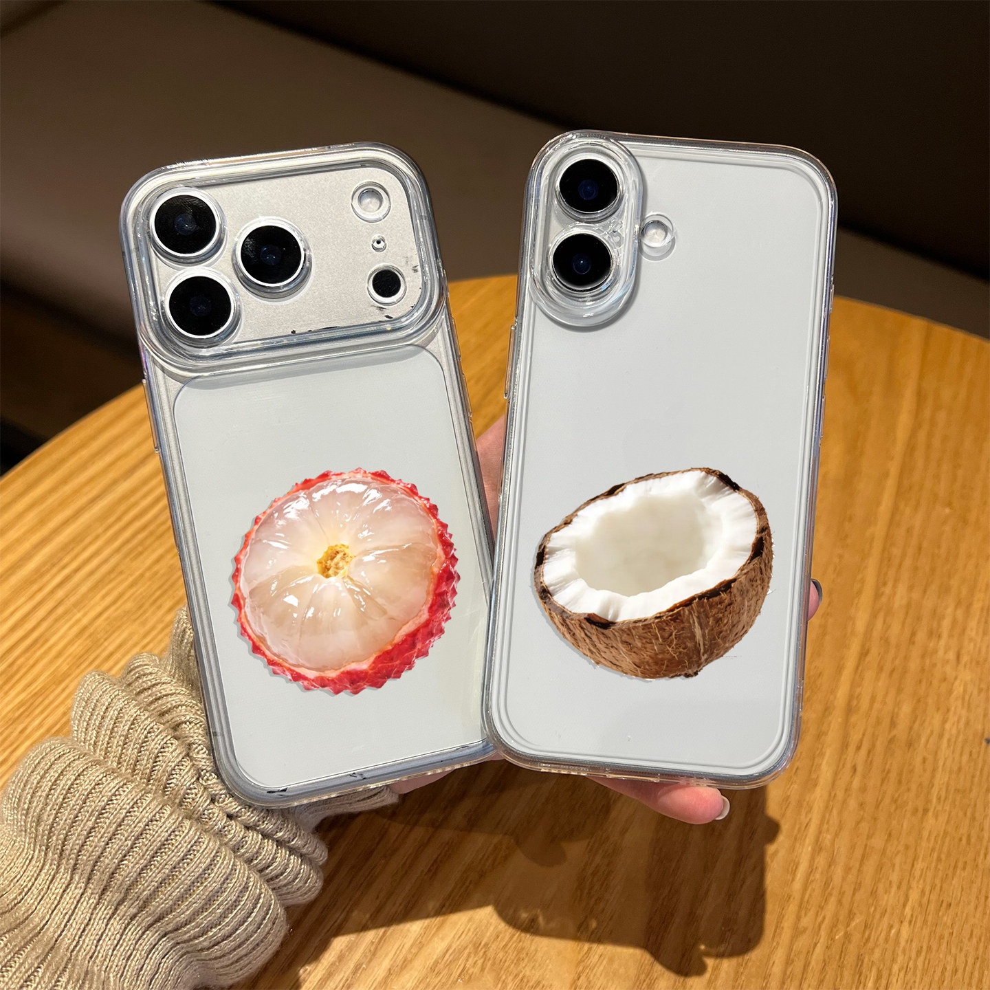 椰子适用苹果17手机壳iphone13荔枝15夏天16promax小清新14plus水果12/11三星s26ultra魅族21/iqooz9turbo套e