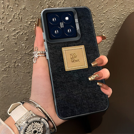 冈山原牛手机壳适用小米17promax牛仔15红米k90仿真turbo4pro/k80/note13pro/14/k70/civi5pro/k40/k60/12/50