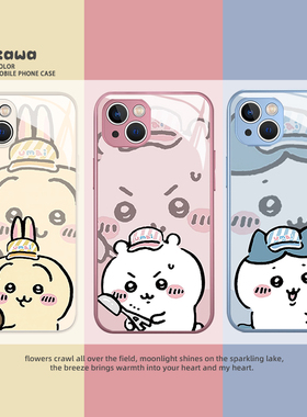 chiikawa适用苹果17手机壳iphone16乌萨奇opporeno14可爱vivox300小八iqoo15情侣findx9一加ace5/s30/neo11/7
