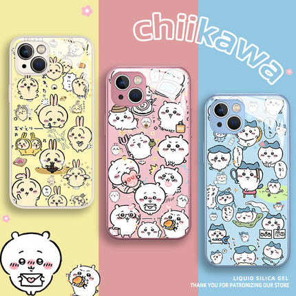 chiikawa手机壳适用苹果17promax乌萨奇iphone16小米17情侣oppo华为pura80小八nova15荣耀mate60红米k90/vivo