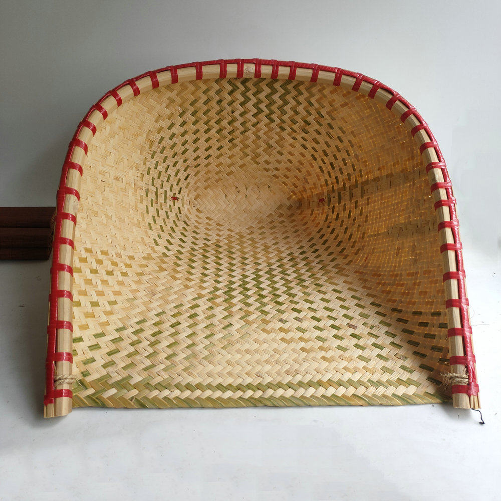 畚箕竹制竹子制品工艺品撮箕农用手工竹编家用超大竹编