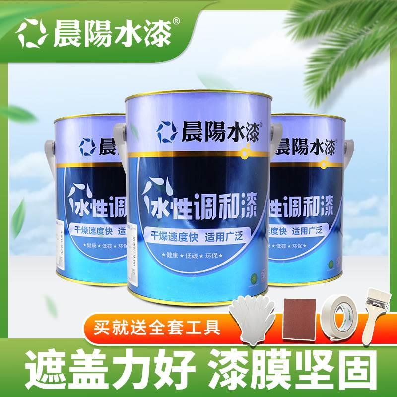 晨阳环保水性漆水性调和漆水性木器漆水性金属漆家具门木器翻新漆