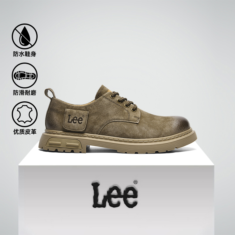 Lee耐磨休闲英伦风工装鞋