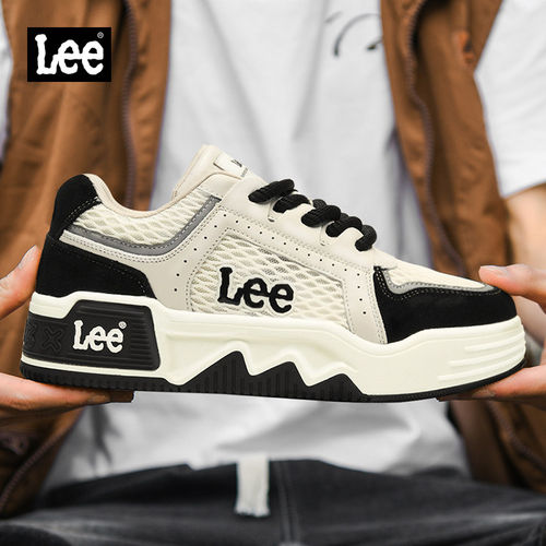 Lee旗舰店厚底增高运动风板鞋男