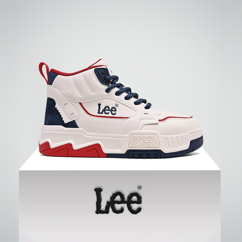 Lee增高透气休闲板鞋男款