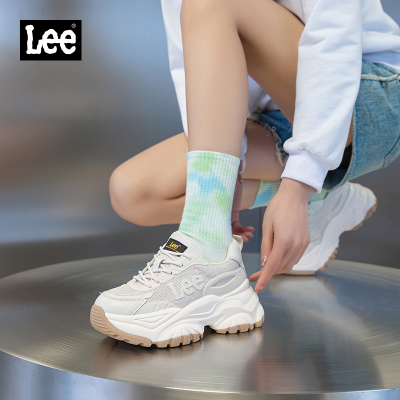 Lee秋季休闲鞋厚底增高老爹鞋