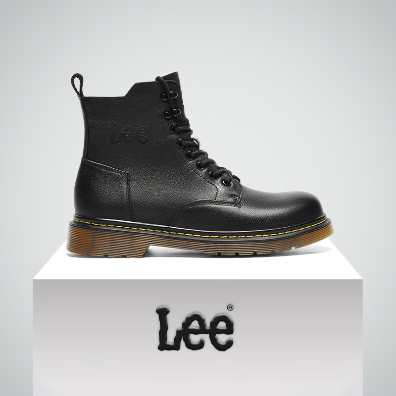 Lee马丁靴男款皮靴英伦风机车靴
