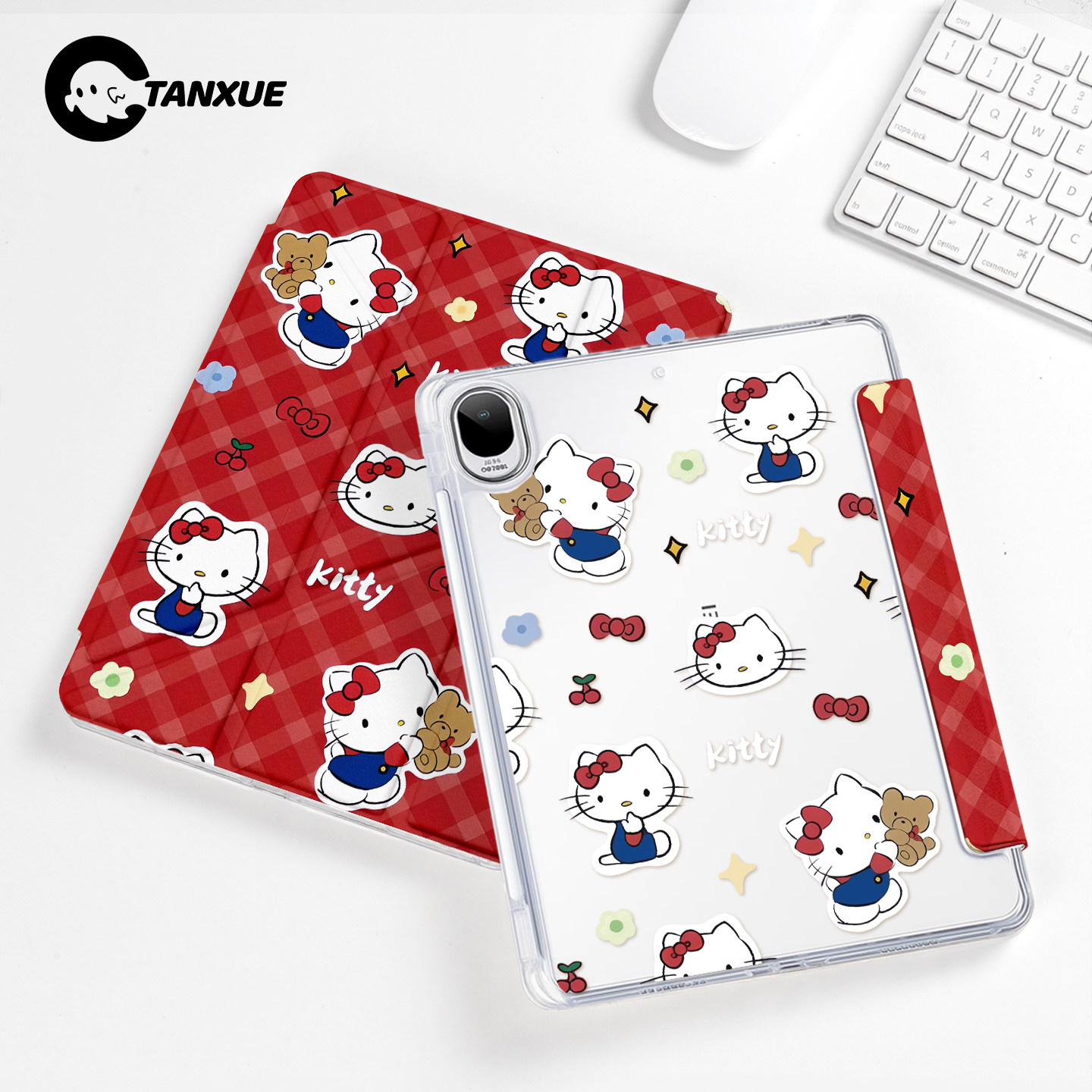 【可爱Kitty】Y型三折平板保护壳