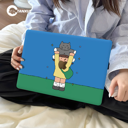 夏日甜心适用于苹果华为电脑macbook15保护壳mac笔记本新款2025檀雪M2pro15寸macbookair13膜M3轻薄冰晶壳