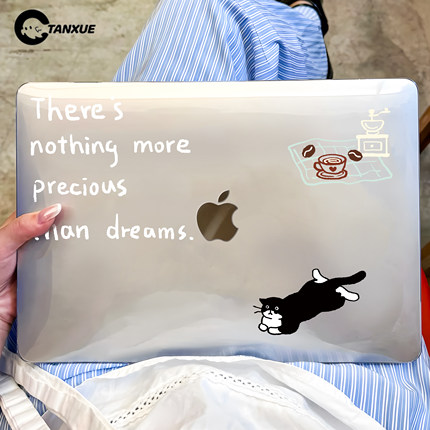 ins搞怪小狗适用于苹果华为电脑macbook15保护壳mac笔记本新款檀雪M2pro15寸macbookair13膜M3轻薄冰晶壳