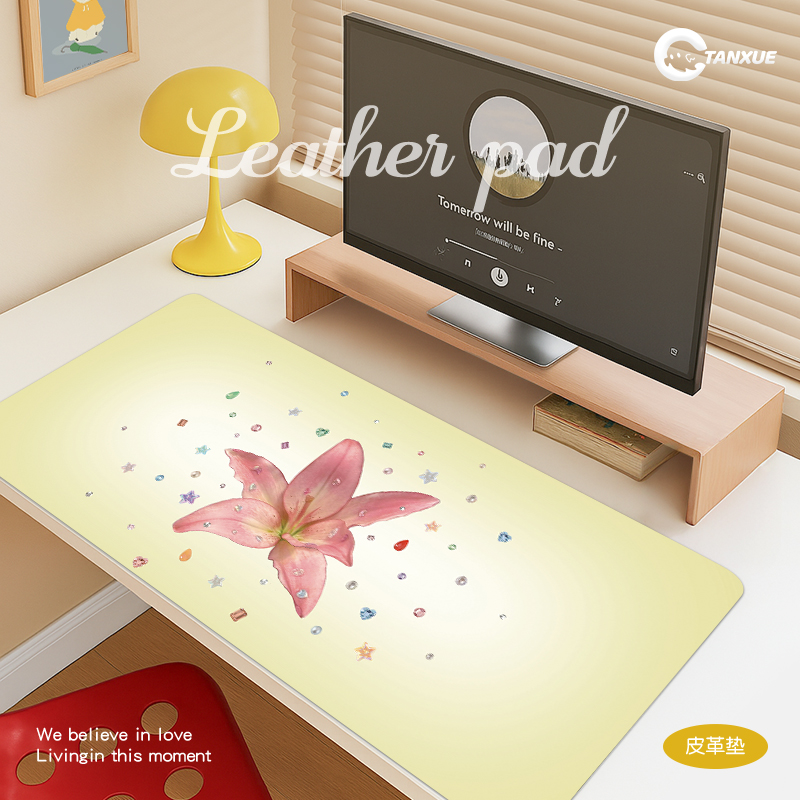 【夏日香水百合】超大皮革鼠标垫