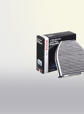 博世AF4038适配奔驰C级E级GLK级CLS级SL级空调滤芯格清器天猫自营