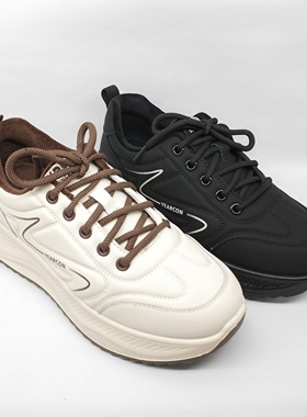 意尔康2025冬季新款女棉鞋系带休闲鞋平底舒适保暖鞋5781AD14391M