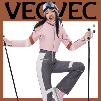 VECVEC双板滑雪服羽绒防风防水