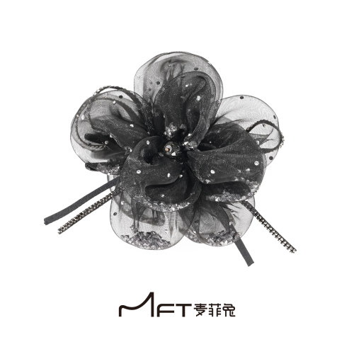 麦菲兔满天星丸子头抓夹显发量