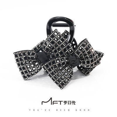 麦菲兔窈窕淑女抓夹轻奢高端大气盘发鲨鱼夹2025高级感发夹发饰