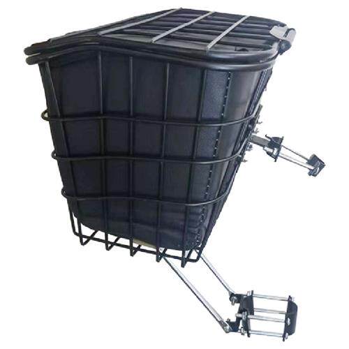 电动滑板车后车筐前置车篮折叠车蓝框子固定架希洛普改装配件大全