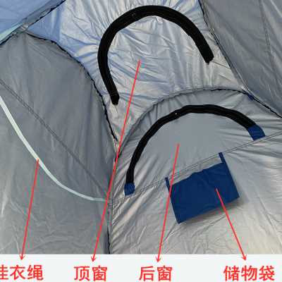 户外便携式洗澡帐篷家用加厚沐浴帐换衣农村浴罩移动厕所更衣室