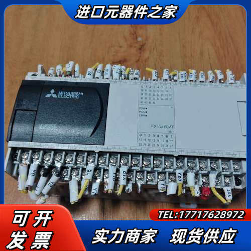 PLC  FX3GA-60MT-CM，功能正常，成色为实议价