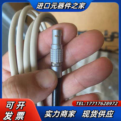 LEMO雷莫FGG.0B、5针转9针串口插头、全新未使用、线议价