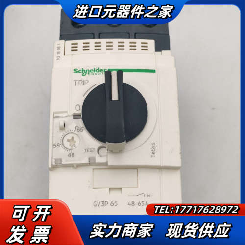 GV3P65 48-65A原装电动机保护器 可调控议价