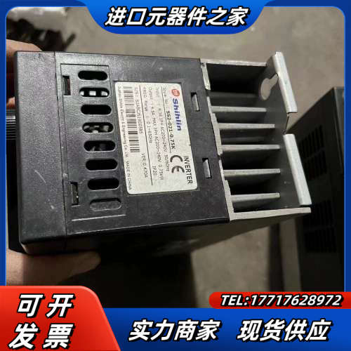 士林变频器SS2一021一0.75K，0.75KW，220Ⅴ议价