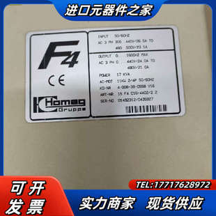 议价 4A02 KEB科比F4变频器11KW 15.F4.C1G