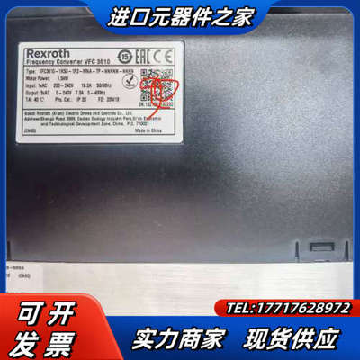 力士乐变频器VFC3610-1K50-1P2-MNA-7P-议价
