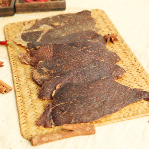 百星薄脆牛肉云南特产麻辣五香味牛肉脆片牛肉干开袋即食零食小吃