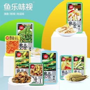 鱼乐味视弗兰小菜脆黄瓜贡菜秋葵香辣素食蔬菜下饭菜腌制酱菜咸菜
