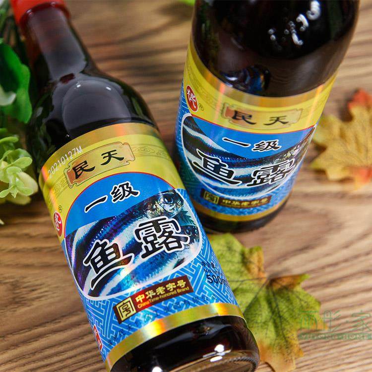 福建特产民天一级鱼露500ml*2瓶鱼酱油虾油水产调味品调料