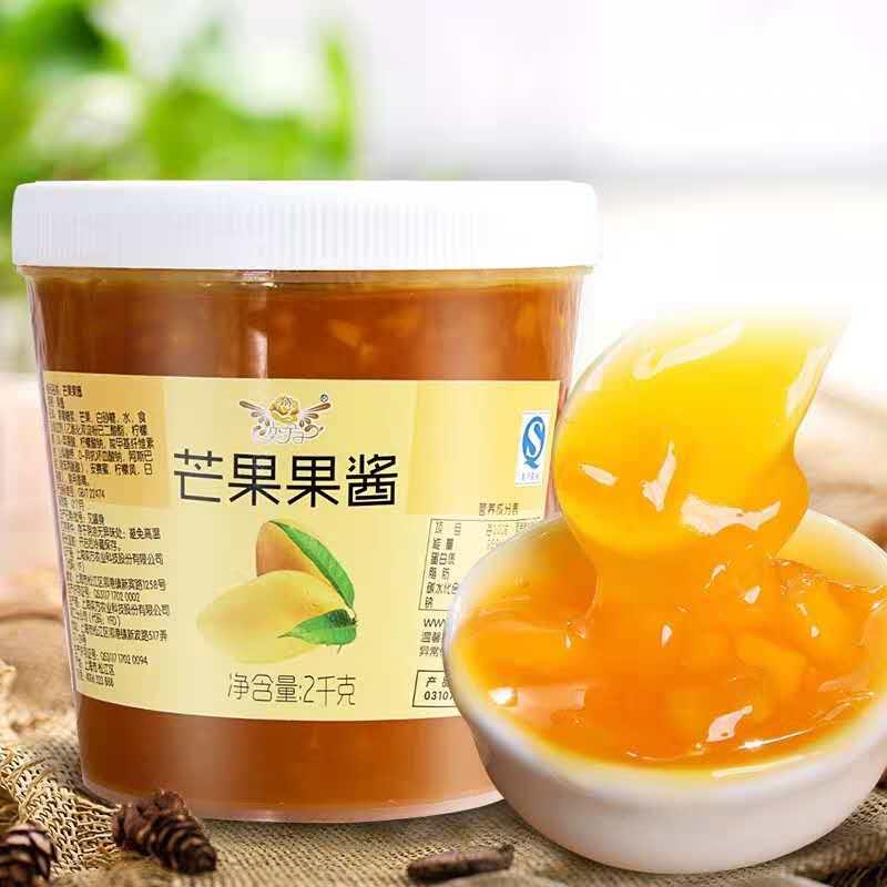 奕方芒果果酱2kg刨冰圣代沙冰奶茶店水果茶原料量大优惠正品保证