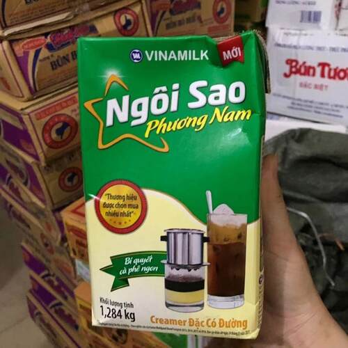 越南咖啡伴侣vinamilk炼乳 炼奶大盒装1.284kg Sua Ngoi Sao 包邮