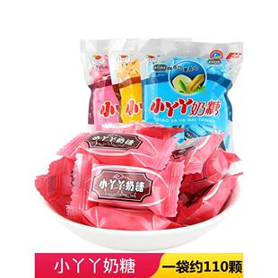 小丫丫奶糖袋装糖果喜糖500g礼包原味奶糖儿时怀旧年货休闲小零食