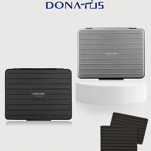 多纳图斯便携雪茄盒8-10支装超薄3cm大容量航空铝密封防泼溅保湿