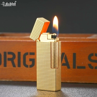 正品法国S.dubtnt都柏特打火机充气小巧便携高档黄铜男士生日礼品