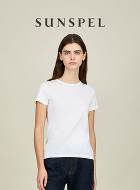 【经典T恤】SUNSPEL女士Supima匹马棉经典T恤 Light weight 英产