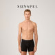 四季 SUNSPEL男士 弹力棉低腰平角四角内裤 春夏新品