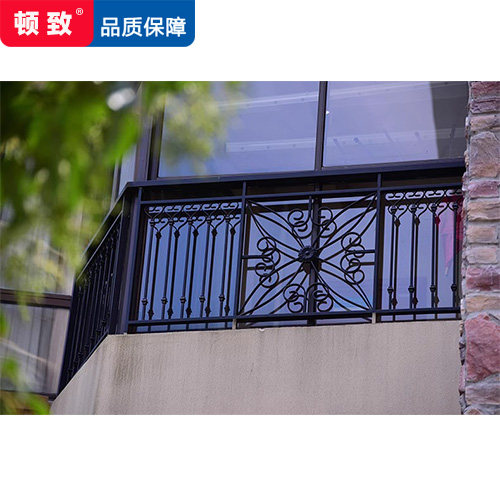 锌钢阳台护栏别墅楼梯扶手庭院小区栏杆铝合金露台铁艺安全防护栏