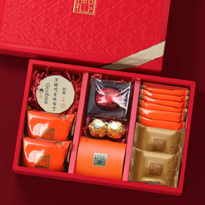 宝宝宴满月喜饼伴手礼盒新生儿诞生喜蛋百日宴一周岁生日喜糖回礼