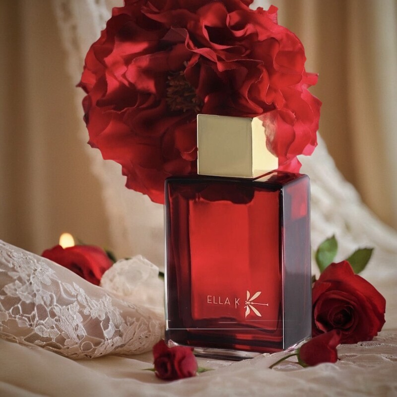 雅岚珂Ella K香水红色山茶花岚山之诗巴黎歌剧院musc k试香小样