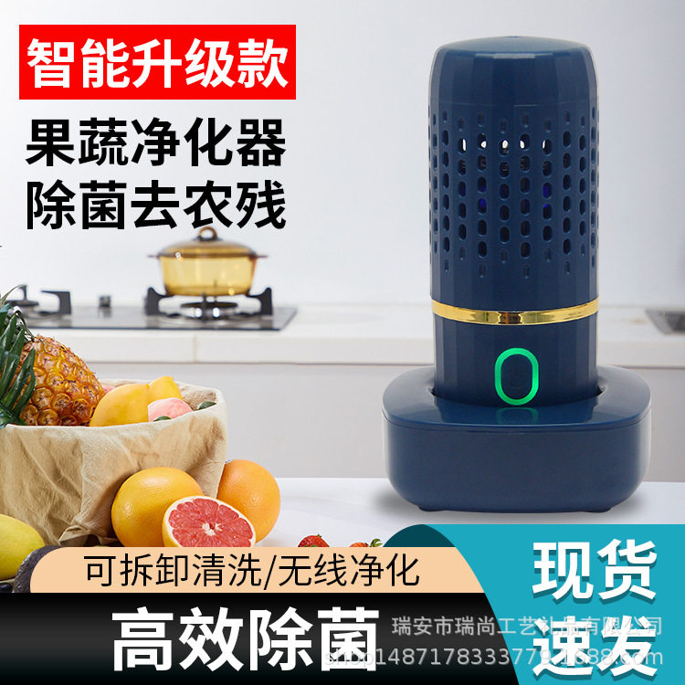 果蔬净化器肉类蔬菜水果净化机家用便携果蔬清洁机去除农残洗菜机