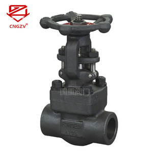 国重阀门 高压锻钢A105锻打内螺纹闸阀 高温蒸汽导热油 电站闸阀