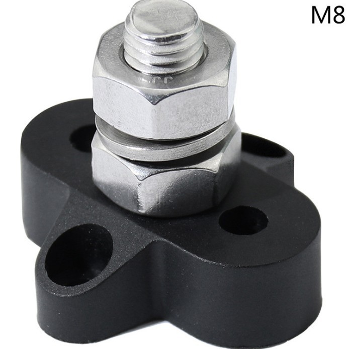 不锈钢螺母接口船舶汽车48Vdc端子螺柱M8汇线柱接线