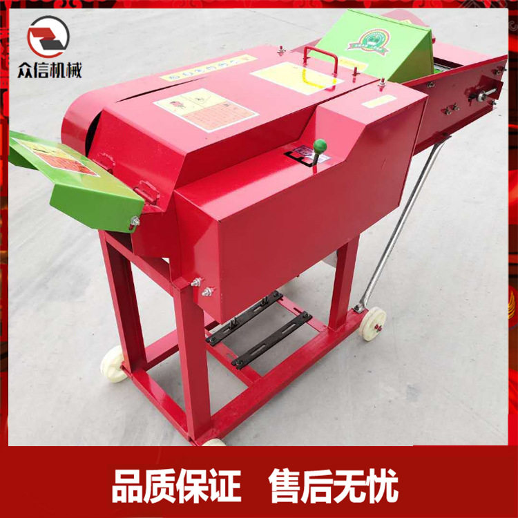 卧式铡草机 家用养殖牛羊干湿两用揉丝机玉米秸秆大型粉碎机