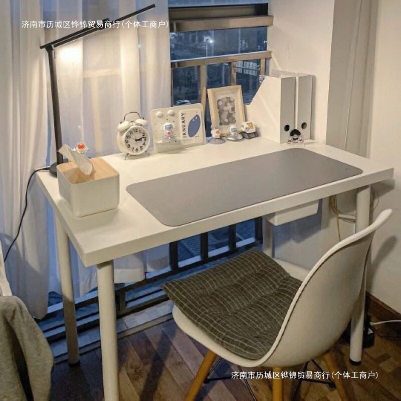 2026电脑桌台式家用白色书桌简约办公桌学生学习女孩卧室小型简易