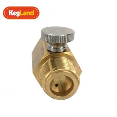 精酿 苏打气瓶转接头W21.8转内TR21-4（带调节销） 台湾欧洲螺纹