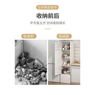 简约家用木质阳台整理柜卧室多层收纳置物架厨房收纳柜零食储物柜