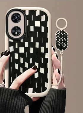 抽象方块适用OPPOA975G手机壳oppoa96/95/72新款a93/92/56s防摔55/53/52软壳36/32/5活力版11/9/2x全a3/1i