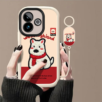 可爱小狗适用realme真我GTNeo6SE手机壳真我gt7/5/14pro新款gt6/2高级v70/60s全包v23i软壳q5防摔q3pro探索版